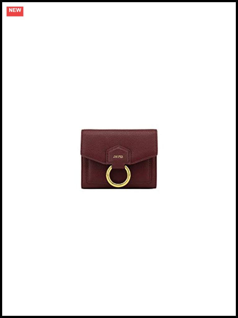 CrocEmbossed Vegan Leather Slim Wallet PushLock Card Holder